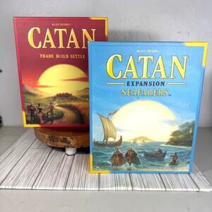 Catan Trade Build Settle & Catan Expansion Seafarers Board Games PLEASE READ